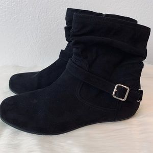 Torrid Black Moto Boots Size 11